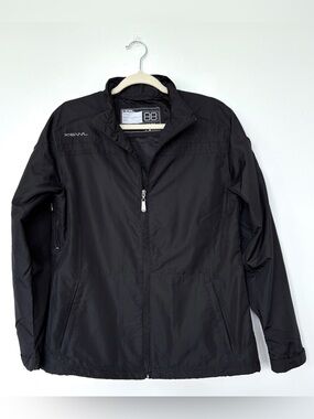 Kewl Women’s Windbreaker Black Lightweight Jacket